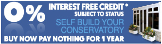 interest free credit on diy conservatories, windows and doors